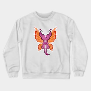 Lesbian pride fairy dragon Crewneck Sweatshirt